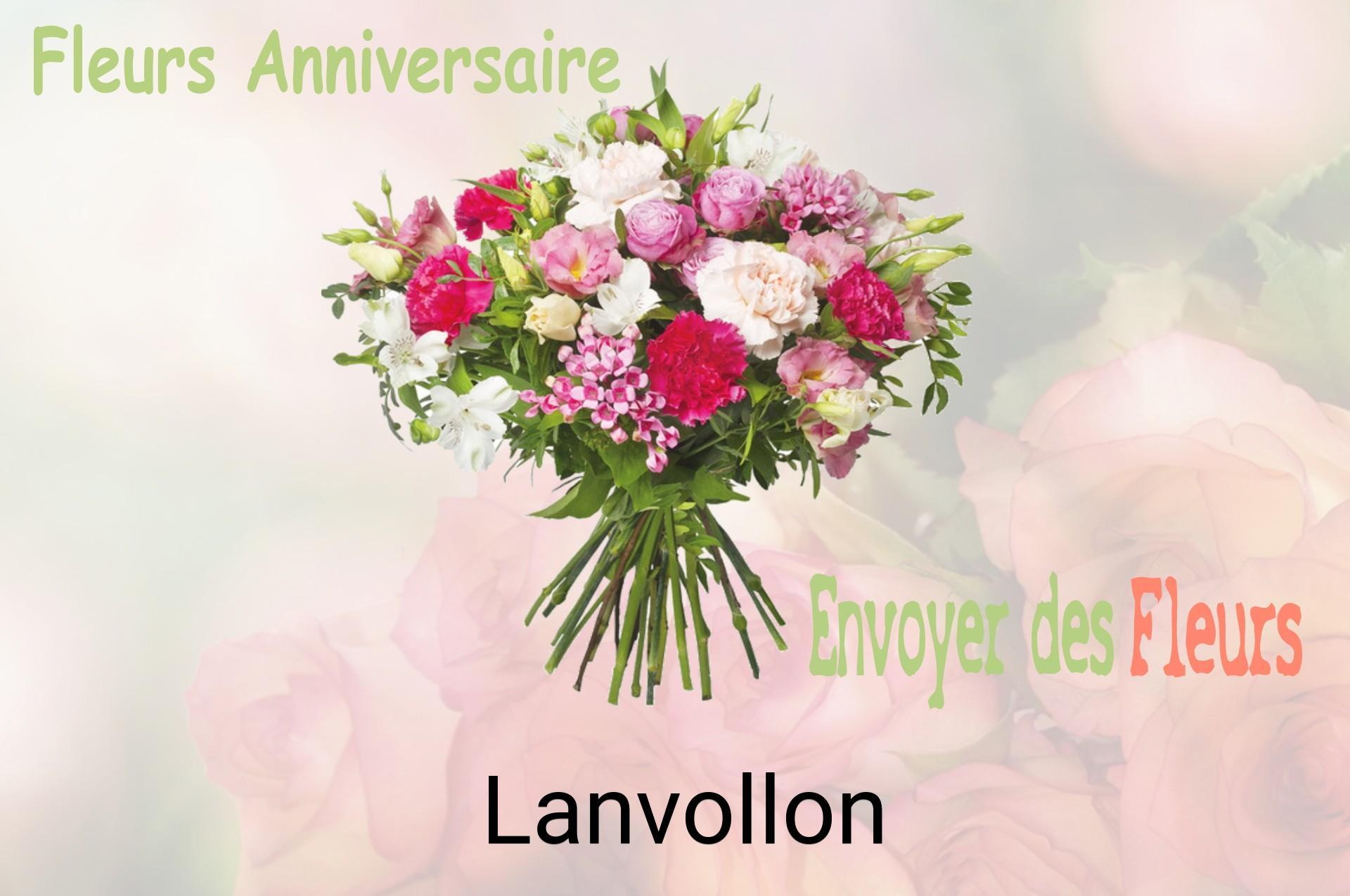 Bouquet de fleurs d’anniversaire livré à Lanvollon