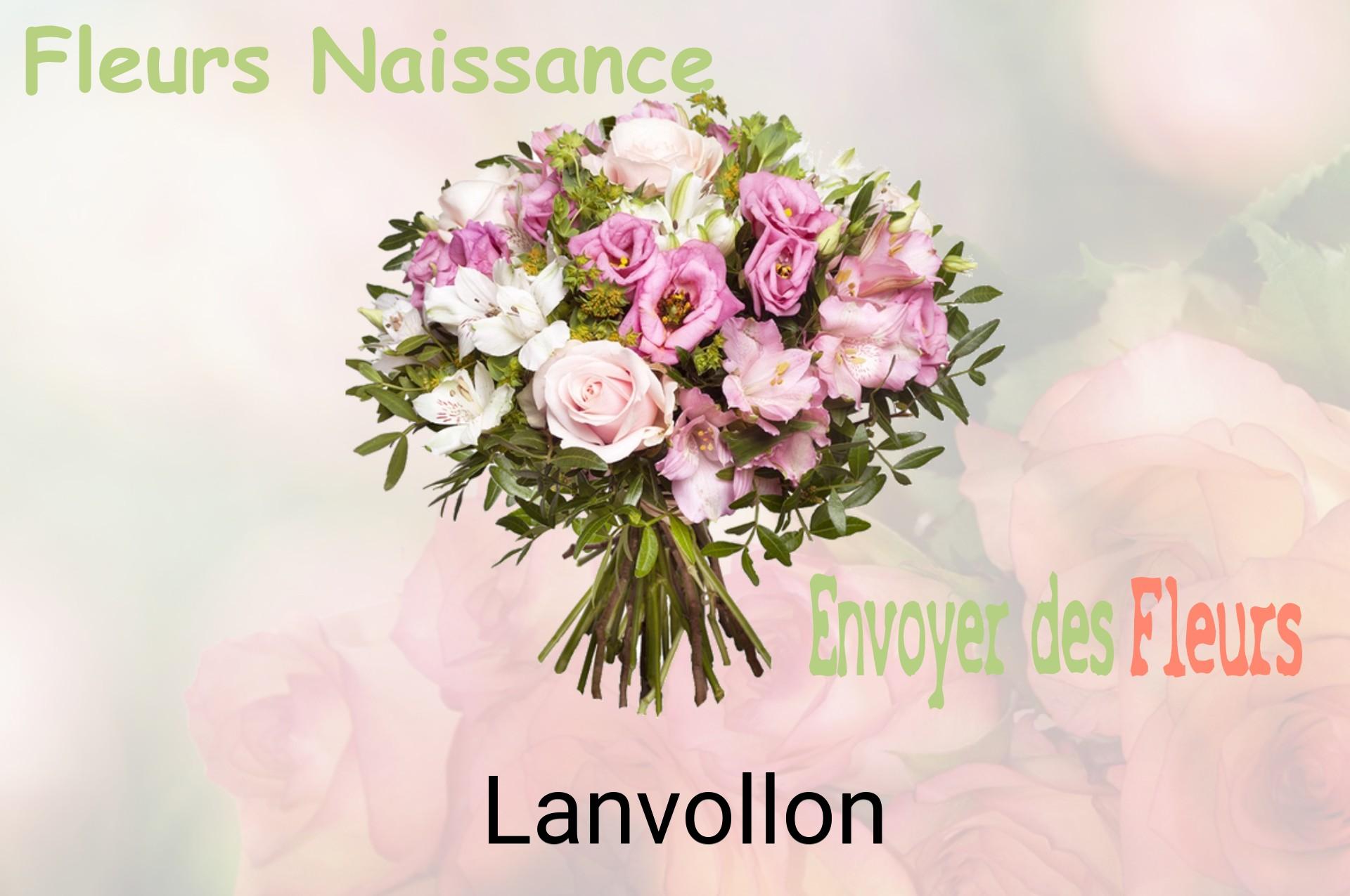Bouquet de fleurs de naissance livré à Lanvollon
